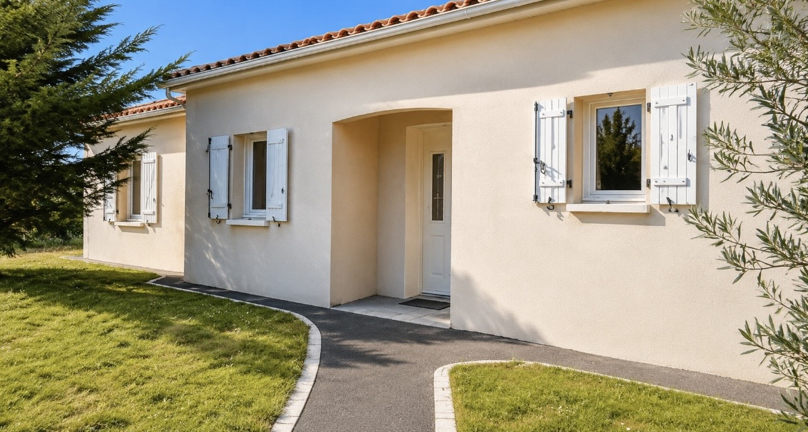 Propriété d'exception de plain-pied avec piscine - Availles