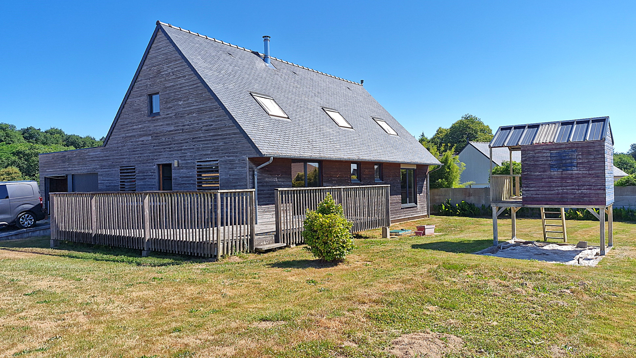 Maison d'exception à ossature bois Élégance, confort et pe