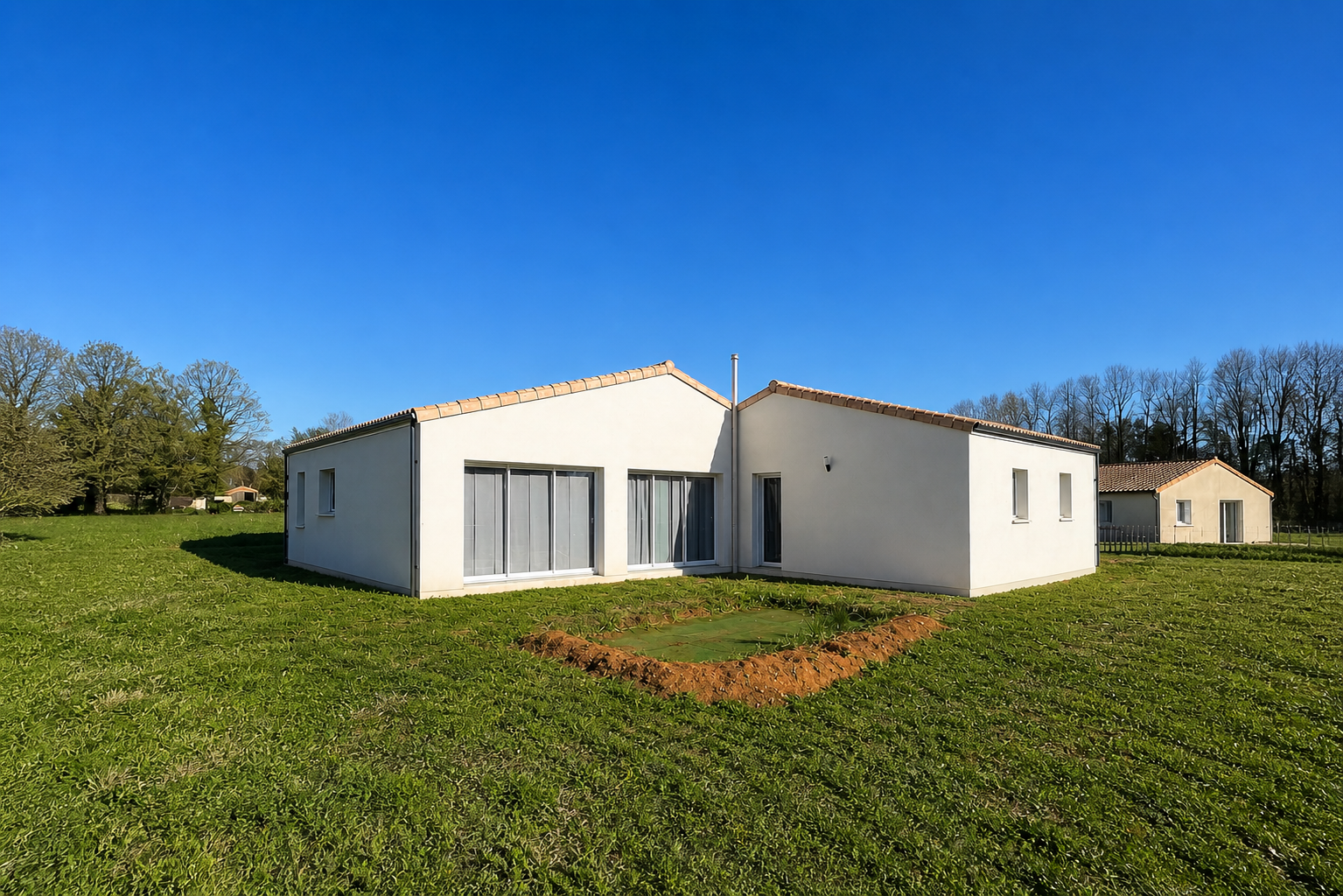 Maison de plain-pied 4 chambres 135,75M2 DPE A Doubl
